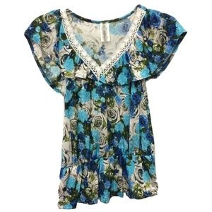 😀 3 for $20 NEW Vintage Style Chintz Blouse Top